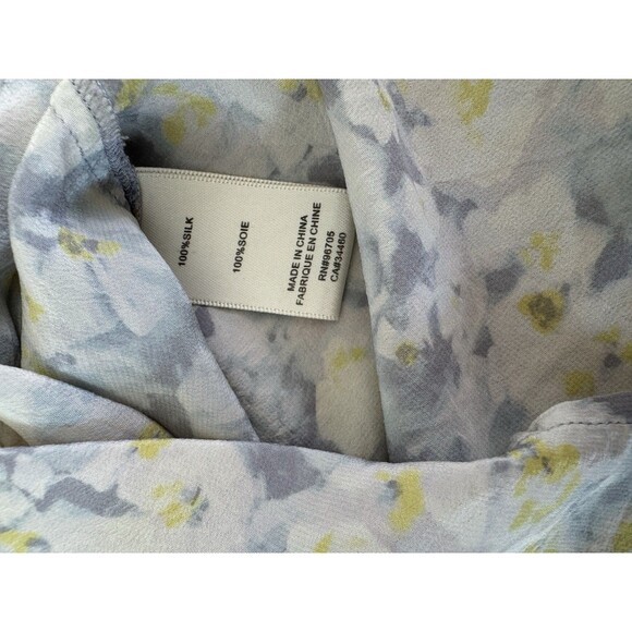 Rebecca Taylor Silk Floral Blouse Size 8 Romantic Boho Chic Feminine Top - Picture 3 of 8